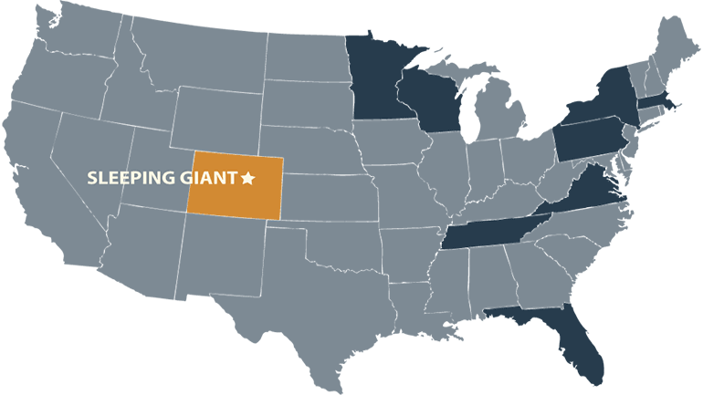 Sleeping Giant Brewery Locations Map
